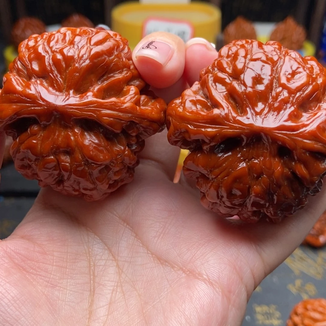 文玩核桃吊坠54龙鼎