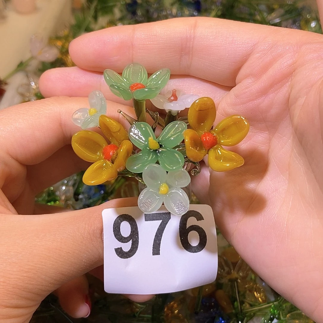 琉璃手工艺品976花瓶