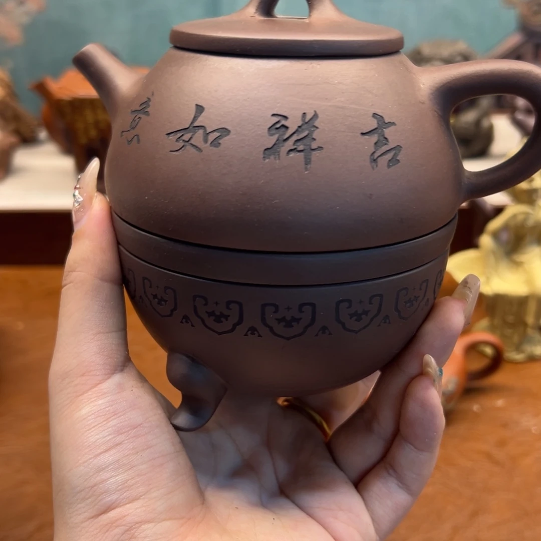 紫砂雕宠小器高品