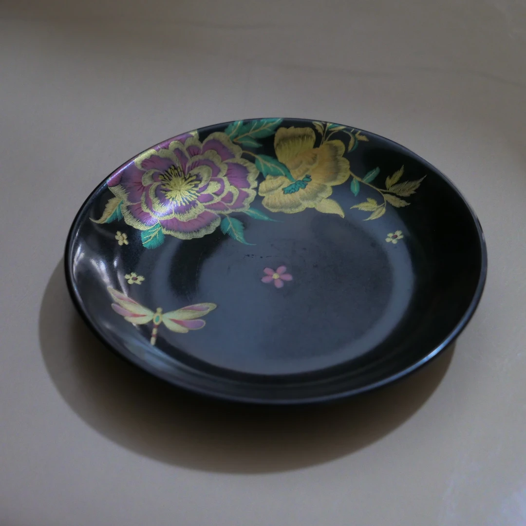 四海新品【缂丝牡丹花壶承】中式复古精美陶瓷茶道器具壶承