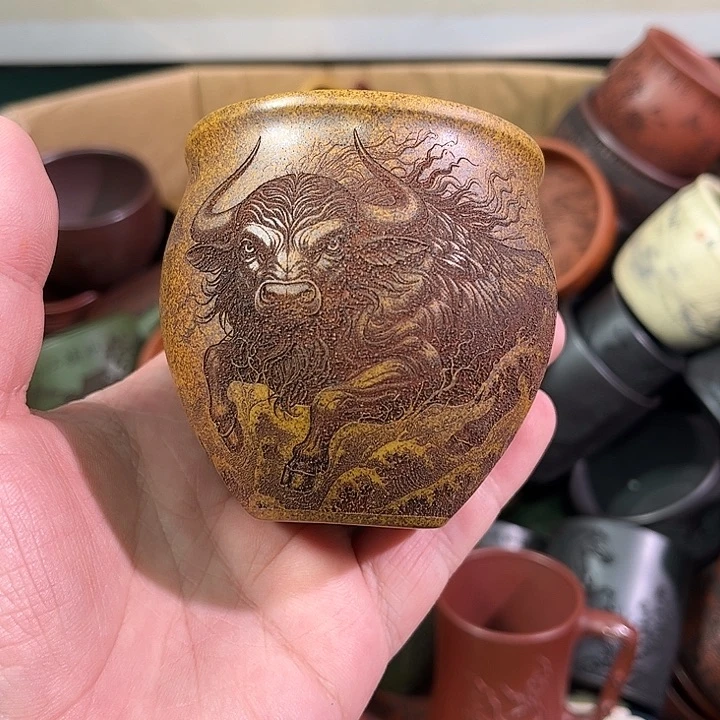 茶杯紫砂全手工紫砂主人杯