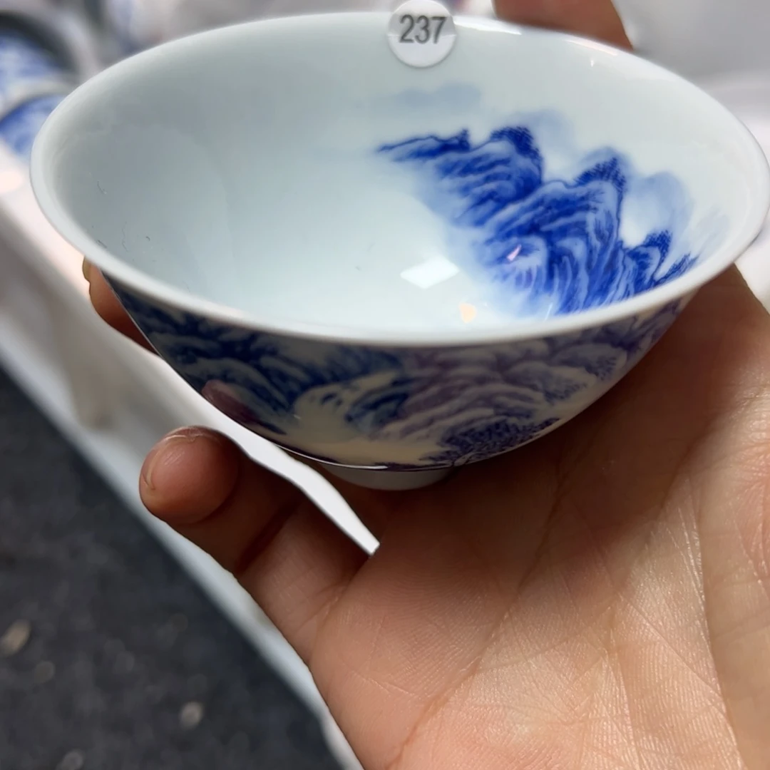 景德镇手绘茶具手工