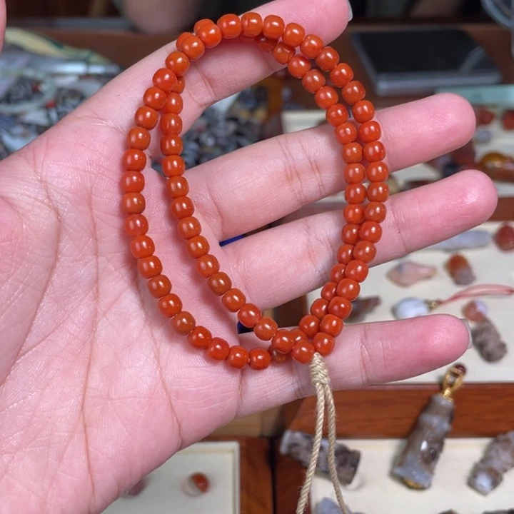 南红玛瑙未镶嵌颈饰25