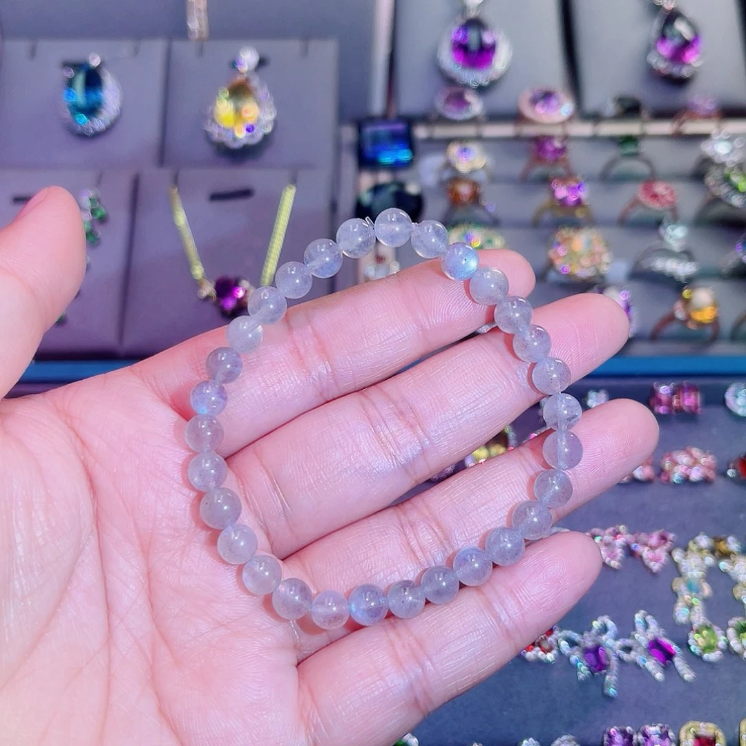 未镶嵌手串拉长石