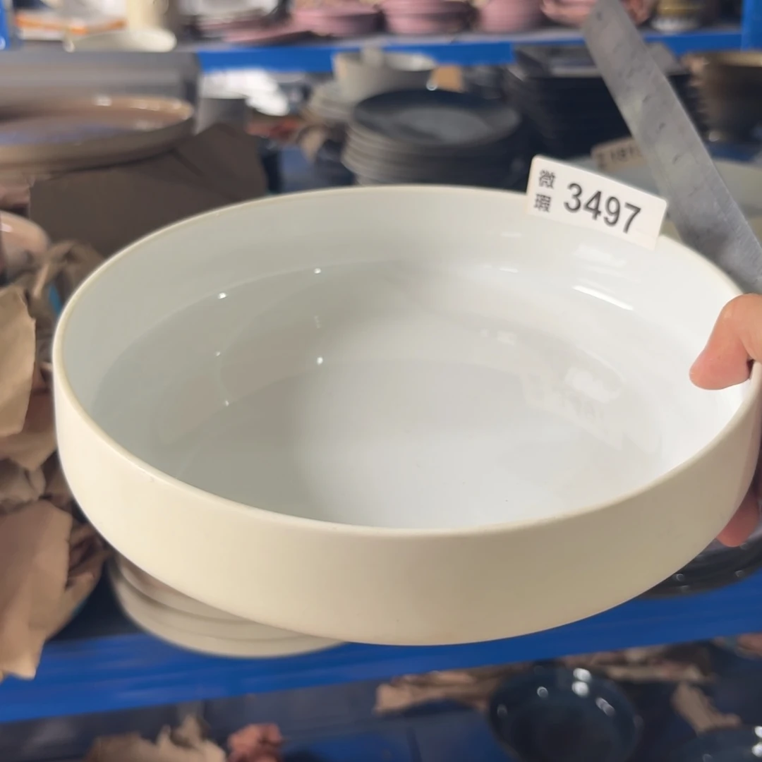 陶瓷3487 微瑕陶瓷餐具1个