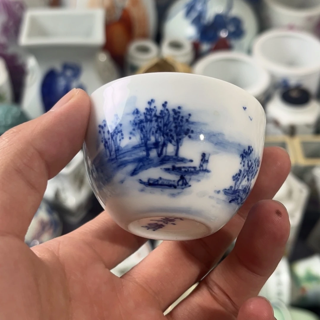 摆件景德镇陶瓷杯子