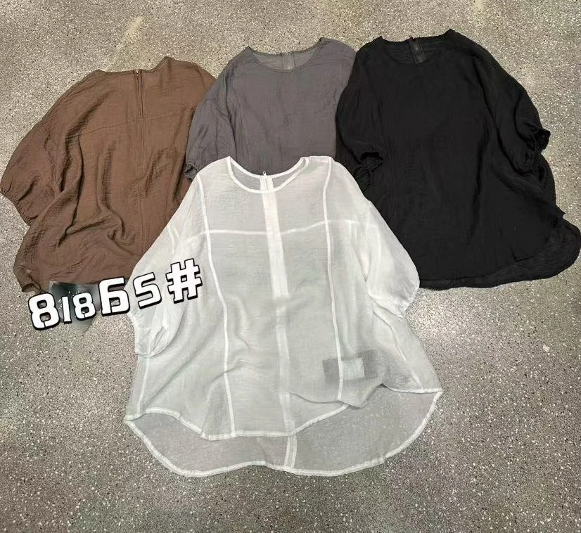 米多多 TX#81865#时尚气质简约上衣 kc