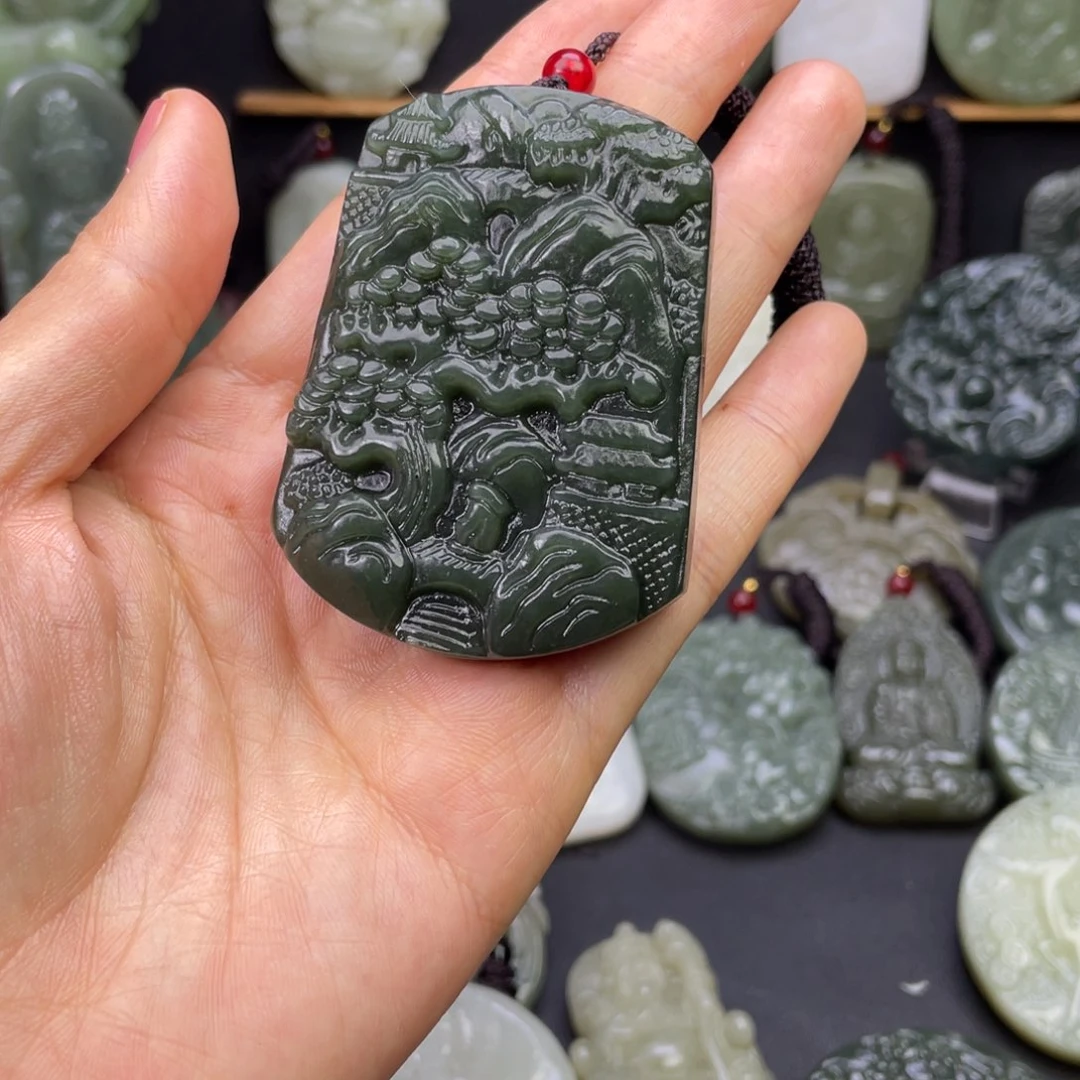 和田玉颈饰未镶嵌