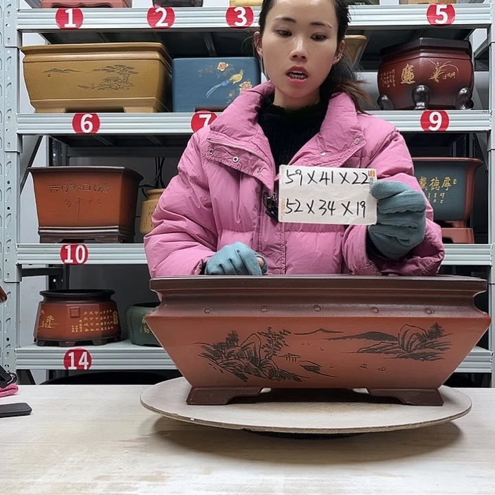 紫砂花盆紫砂花盆