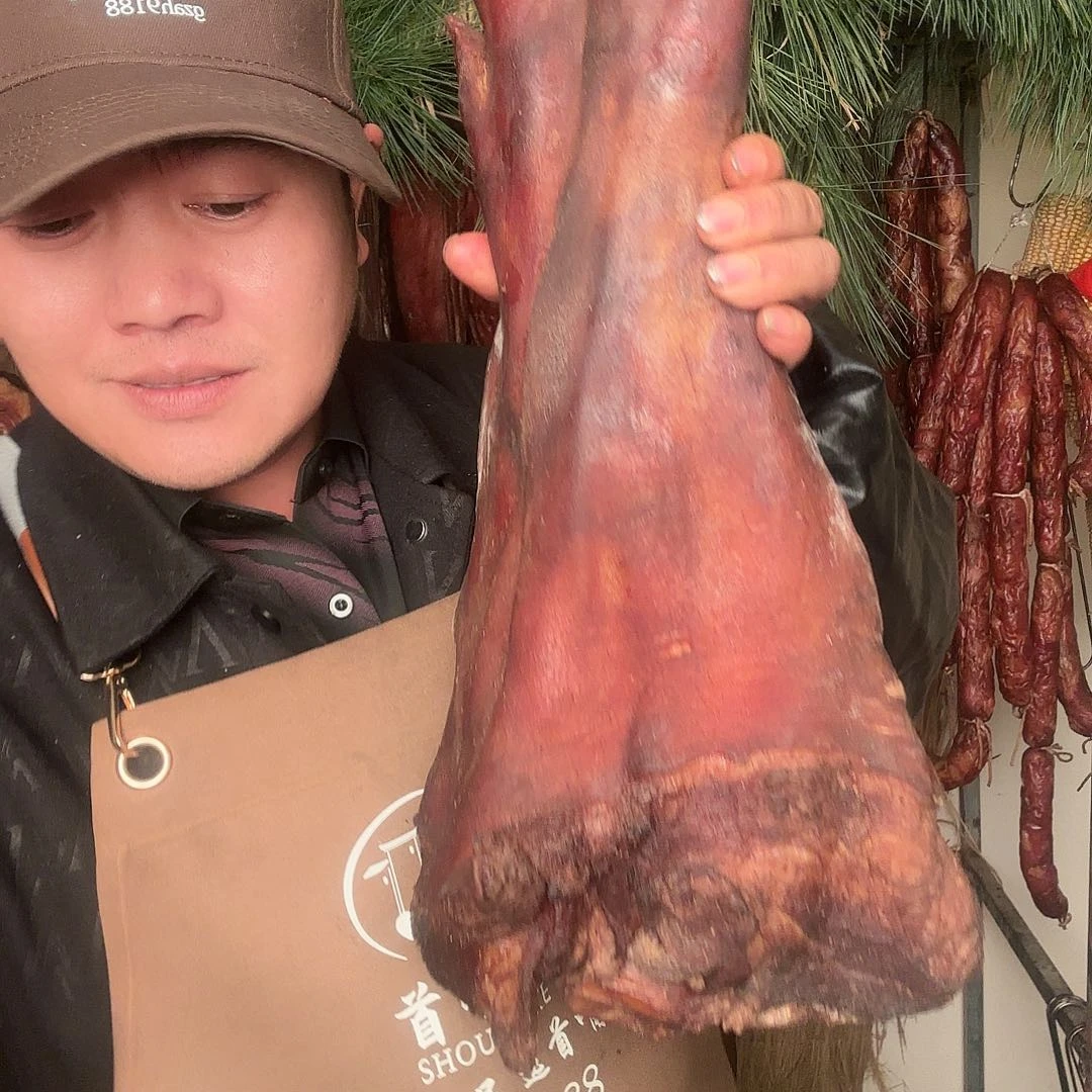 残***蝶 3.6 斤五花瘦肉土猪腊肉