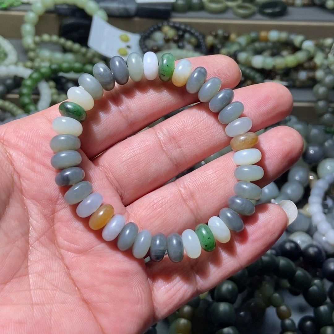 和田玉手链未镶嵌云***/