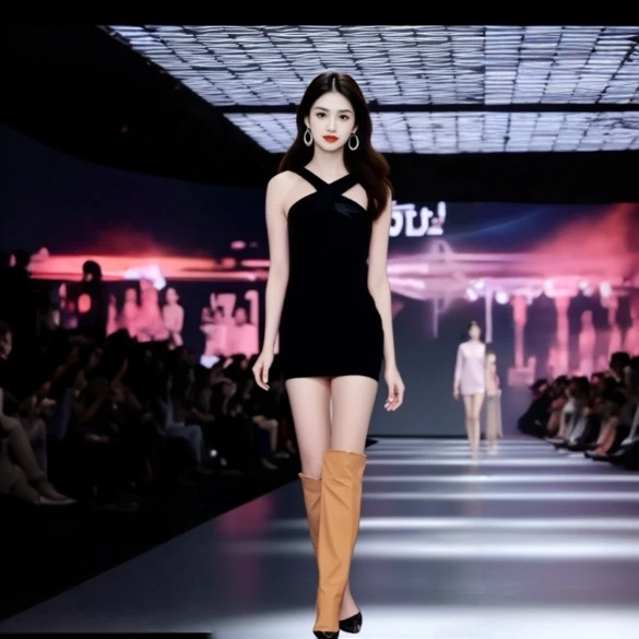 2025新款黑色生日小礼服包臀短裙挂脖式连衣裙后妈裙小众设计感夏