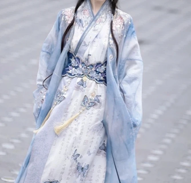 古风汉服汉元素齐胸仙气日常中国风个别瑕疵NO退介意NO拍直播链接