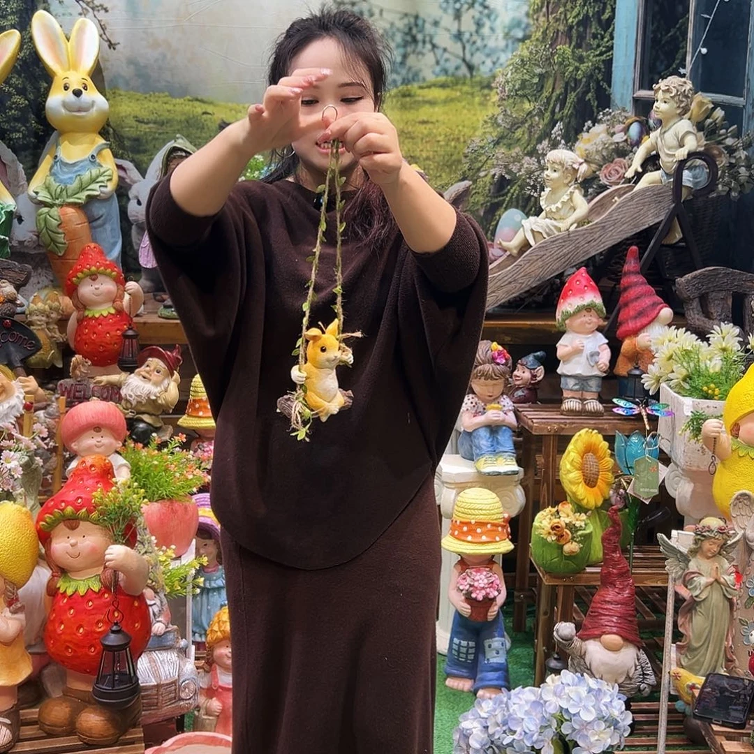 摆件花园摆件红红火火