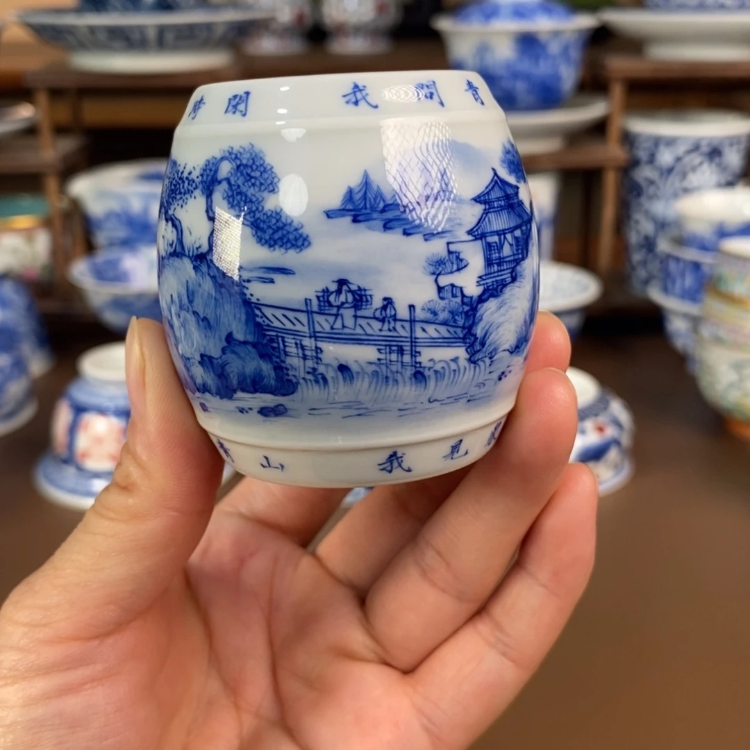 杯景德镇陶瓷手工手绘