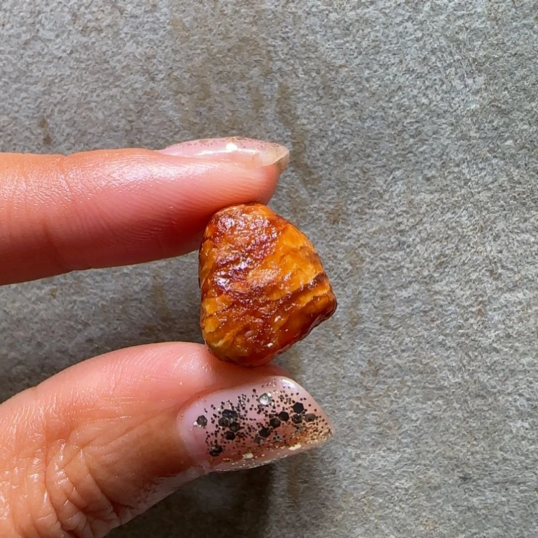 未镶嵌定制琥珀发*橙专拍