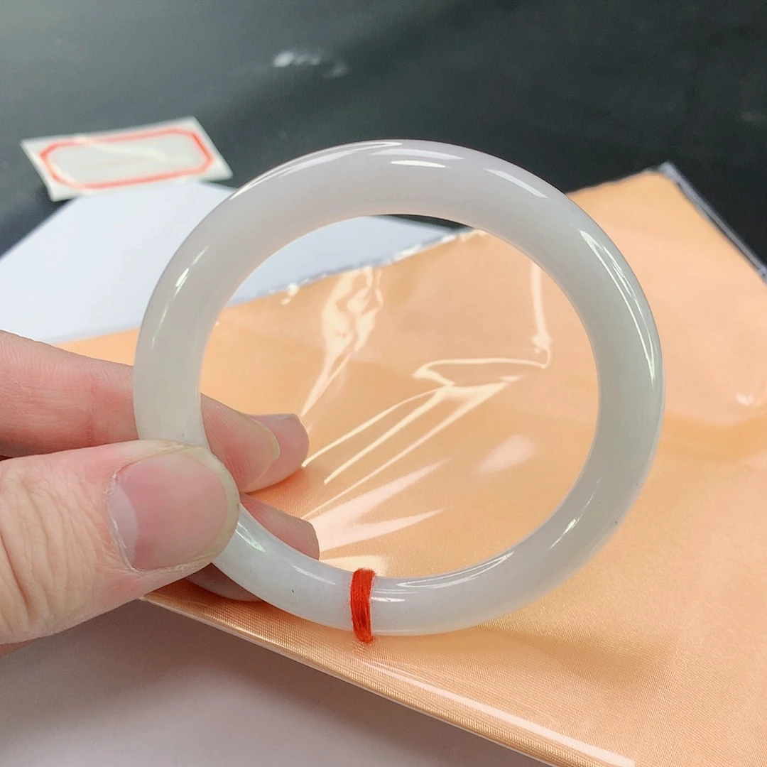 翡翠手镯未镶嵌156缅甸天然翡翠A货