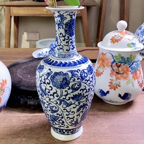 【闪购商品】L****?景德镇陶瓷家用摆件