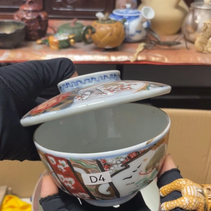 瓷中古工艺品摆件