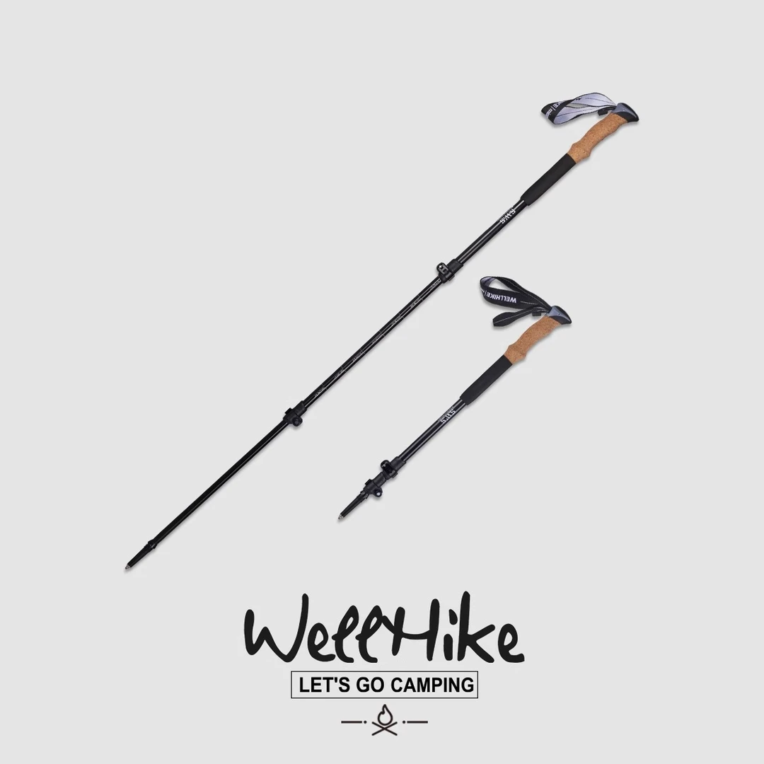 WELLHIKE户外SWS登山杖便携轻量徒步爬山高海拔雪山成人伸缩手杖
