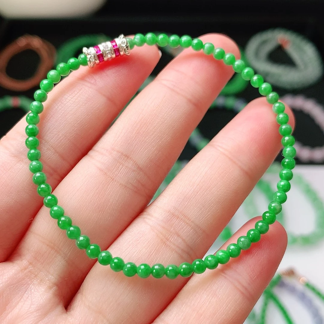 翡翠未镶嵌手链翡翠