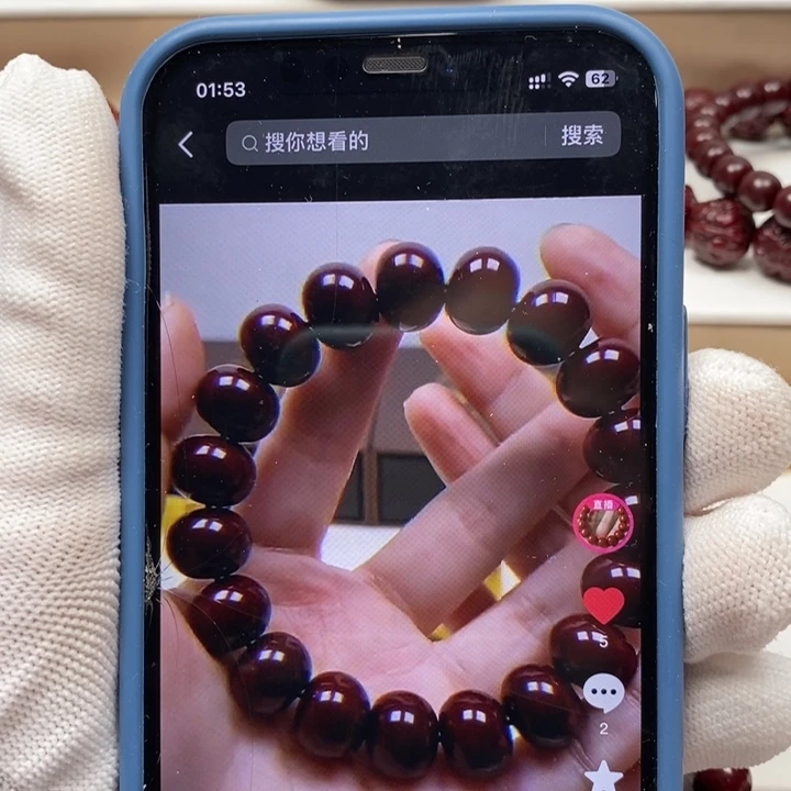 核桃手串/手链小*?猴头雕刻