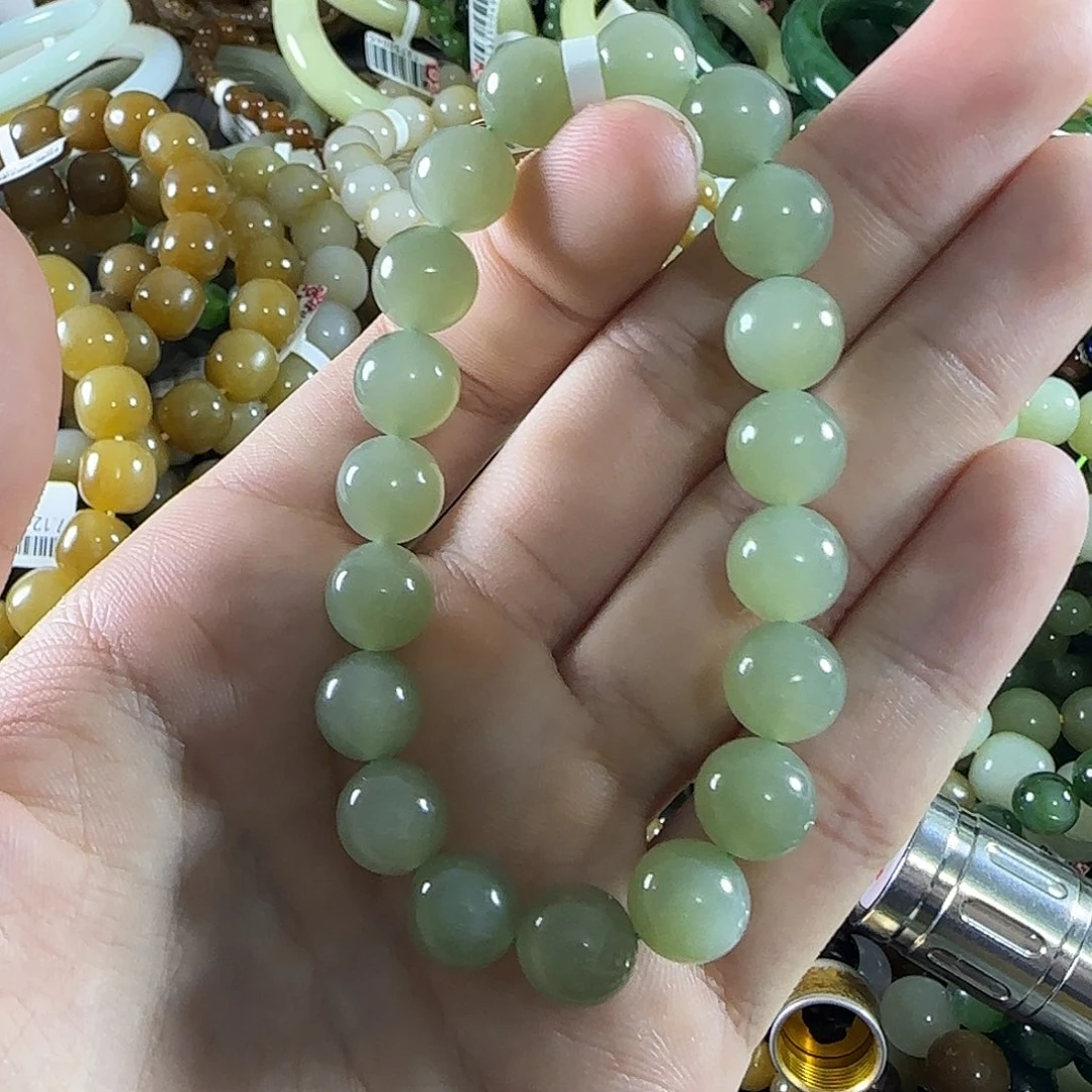 和田玉未镶嵌手链25