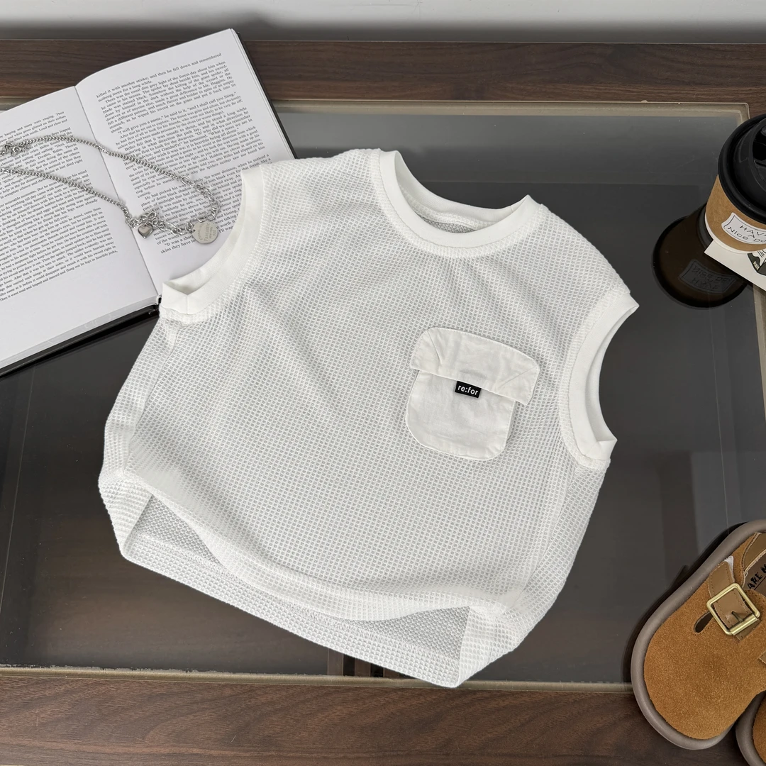 【新品】男童无袖T恤2025新款背心上衣BMX251023