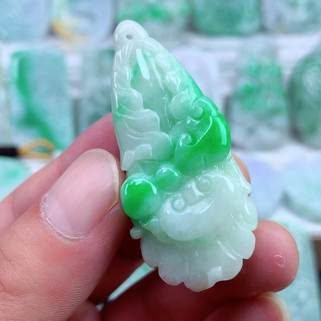 颈饰未镶嵌翡翠翡翠吊坠
