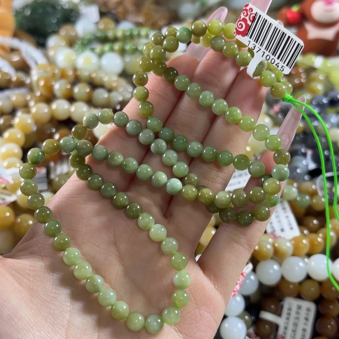 和田玉未镶嵌手链517