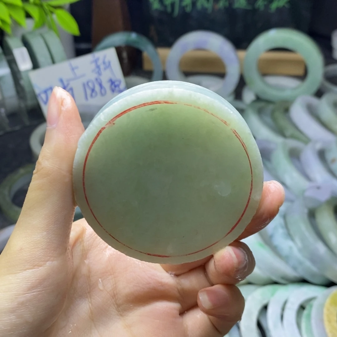 *****定制翡翠未镶嵌手镯