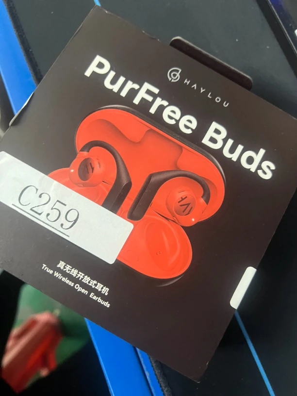 9新  捡漏黑喽purfree buds耳机编号C259