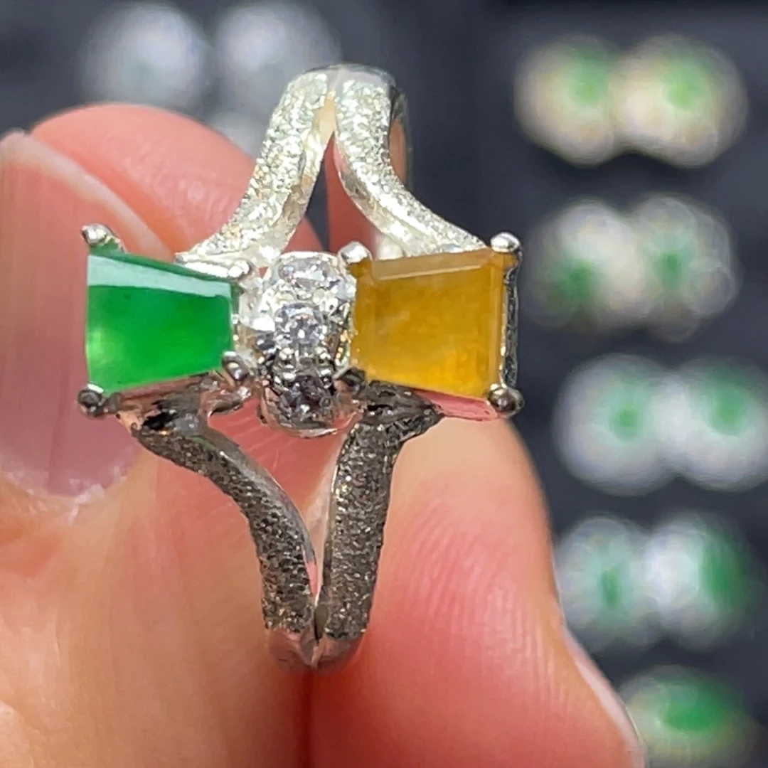 翡翠未镶嵌戒指纯天然缅甸翡翠A货