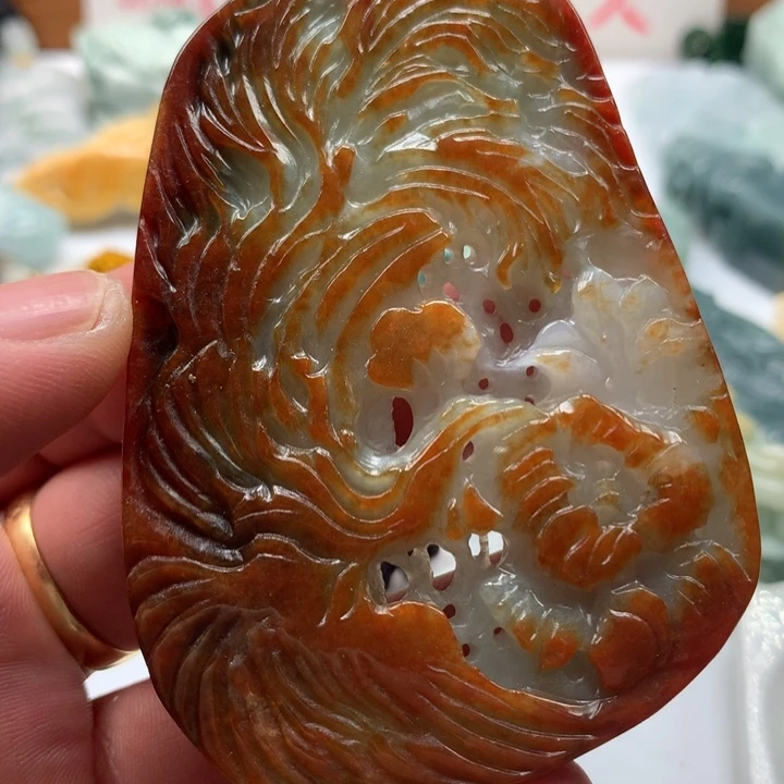 颈饰未镶嵌翡翠保真天然a货翡翠
