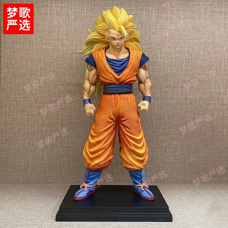 【梦歌严选】32cmLKPlanB超三悟空赛亚人七龙珠动漫潮玩GK手办摆件
