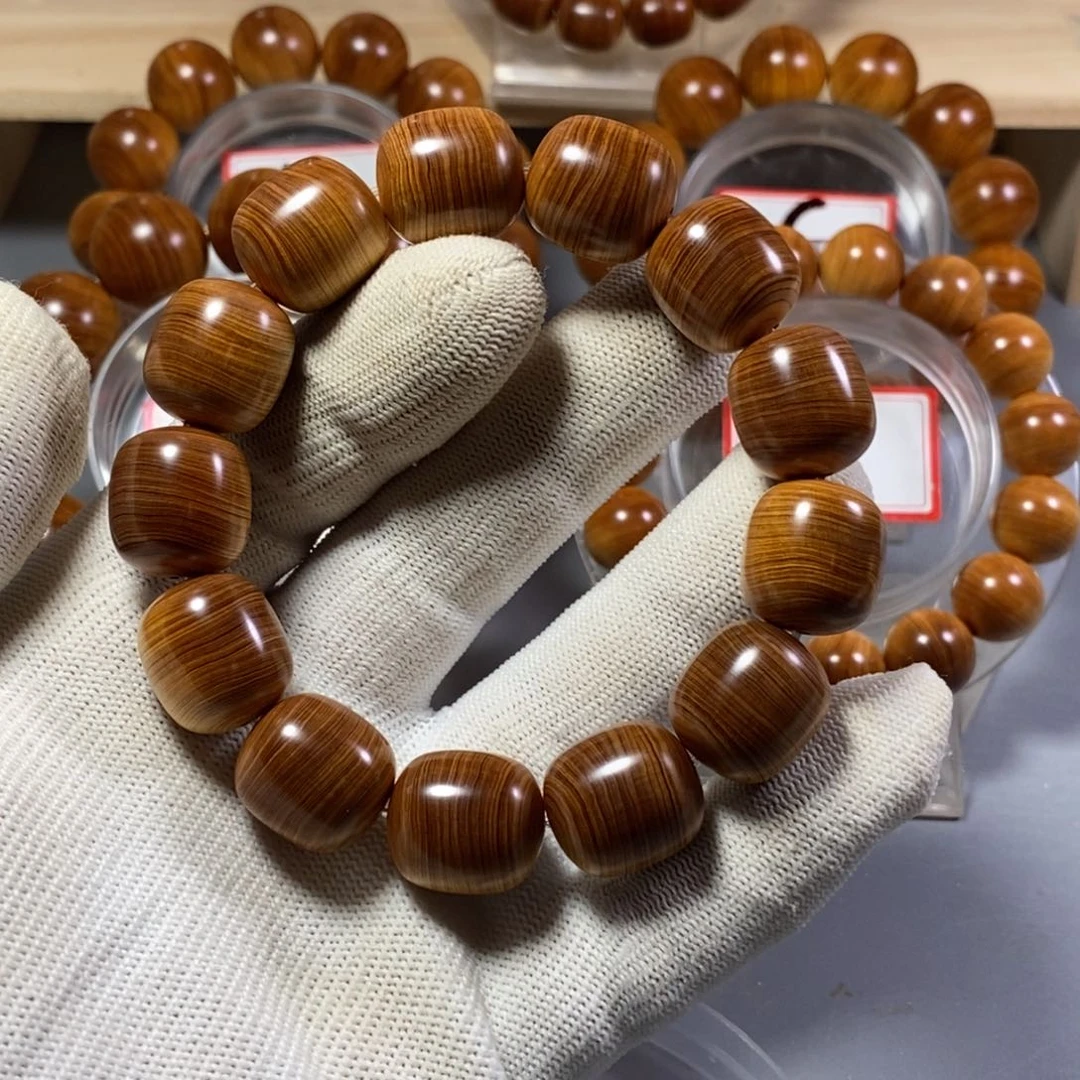 柏木手串/手链哈****216×18干黑油南太行陈化崖柏手串