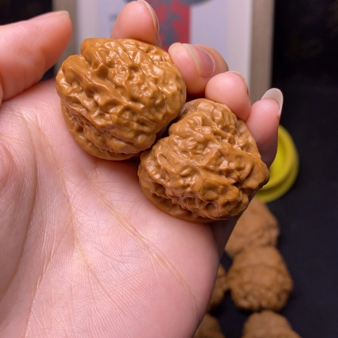 赤***迹吊坠文玩核桃蛤蟆33