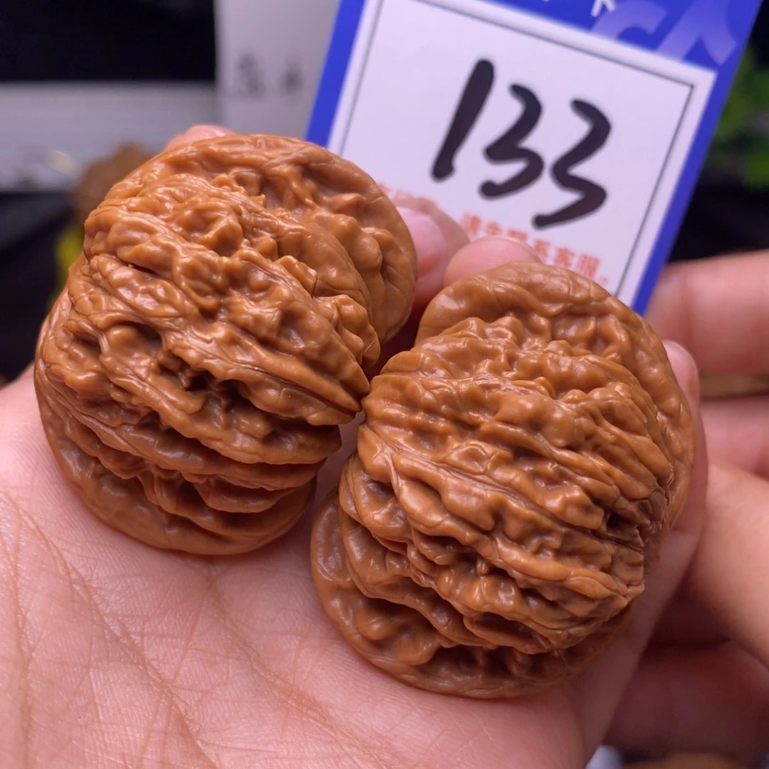 文玩核桃把件44四座楼133