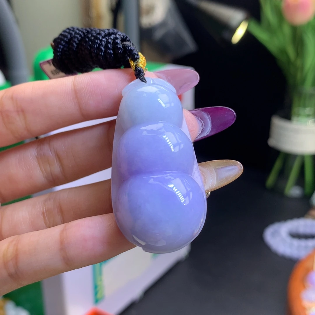 翡翠未镶嵌颈饰天然
