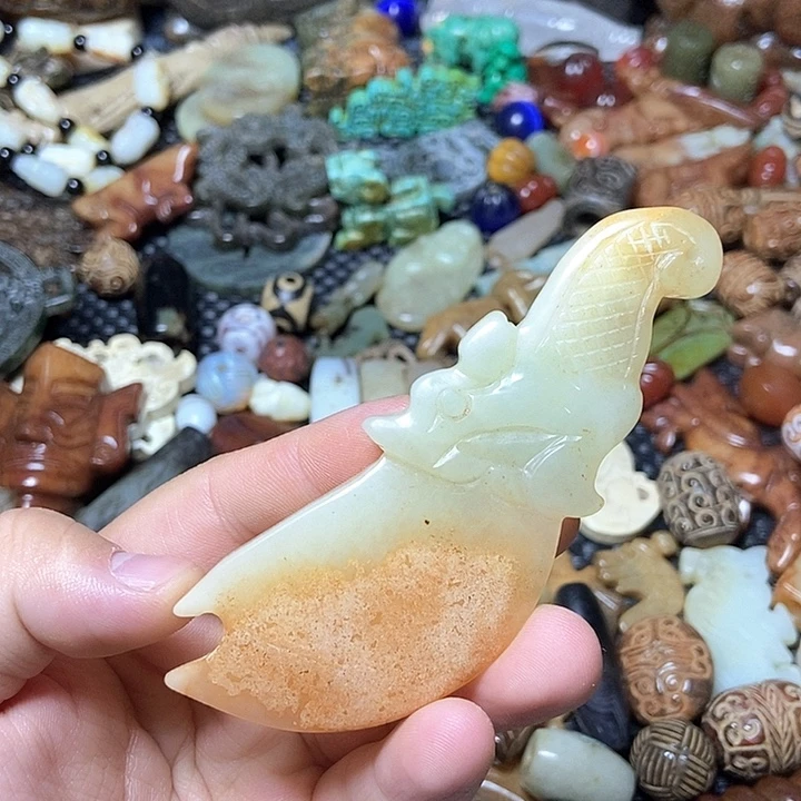 和田玉未镶嵌颈饰121