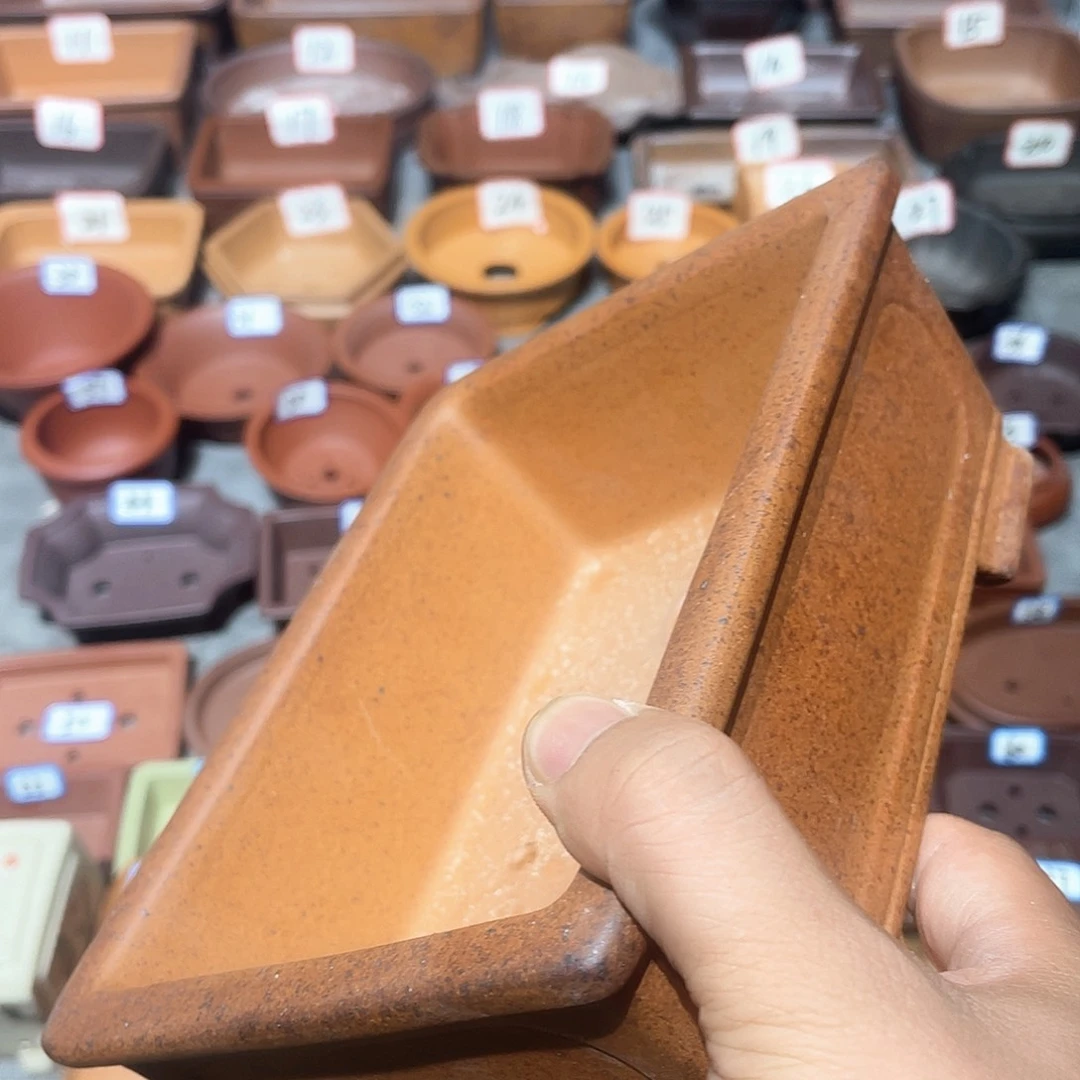 紫砂小盆16.5*12*5