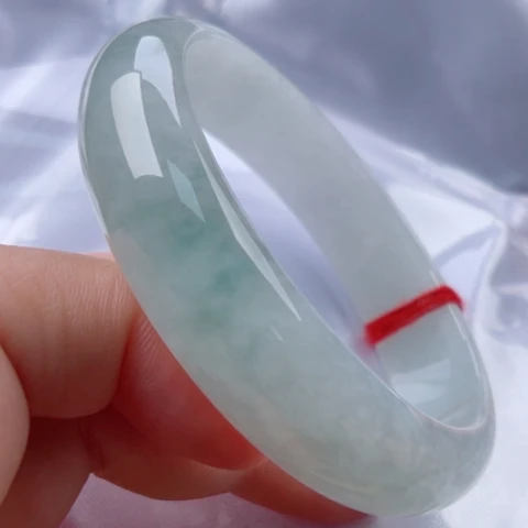 翡翠手镯未镶嵌正61.5无纹裂48小时鉴赏期