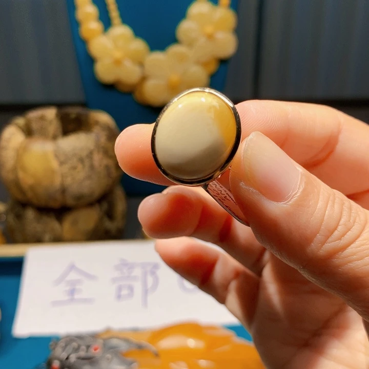 手链琥珀未镶嵌波兰设计款琥珀蜜蜡