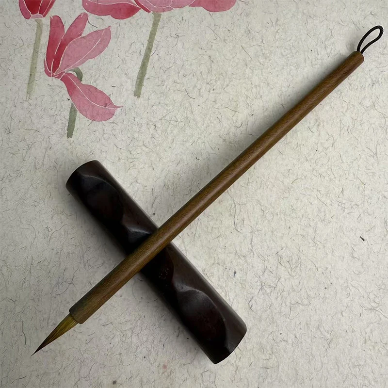 [凤舞]绿檀狼毫小楷出峰2.0cm口径0.55cm