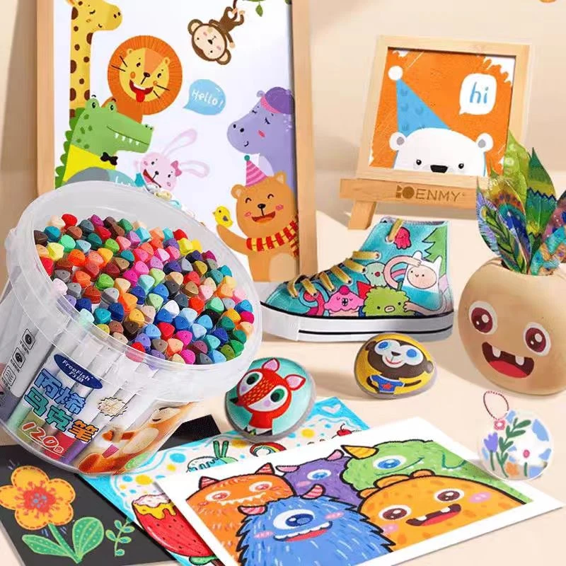 FreeFish/方鱼大容量120色丙烯马克笔不透纸