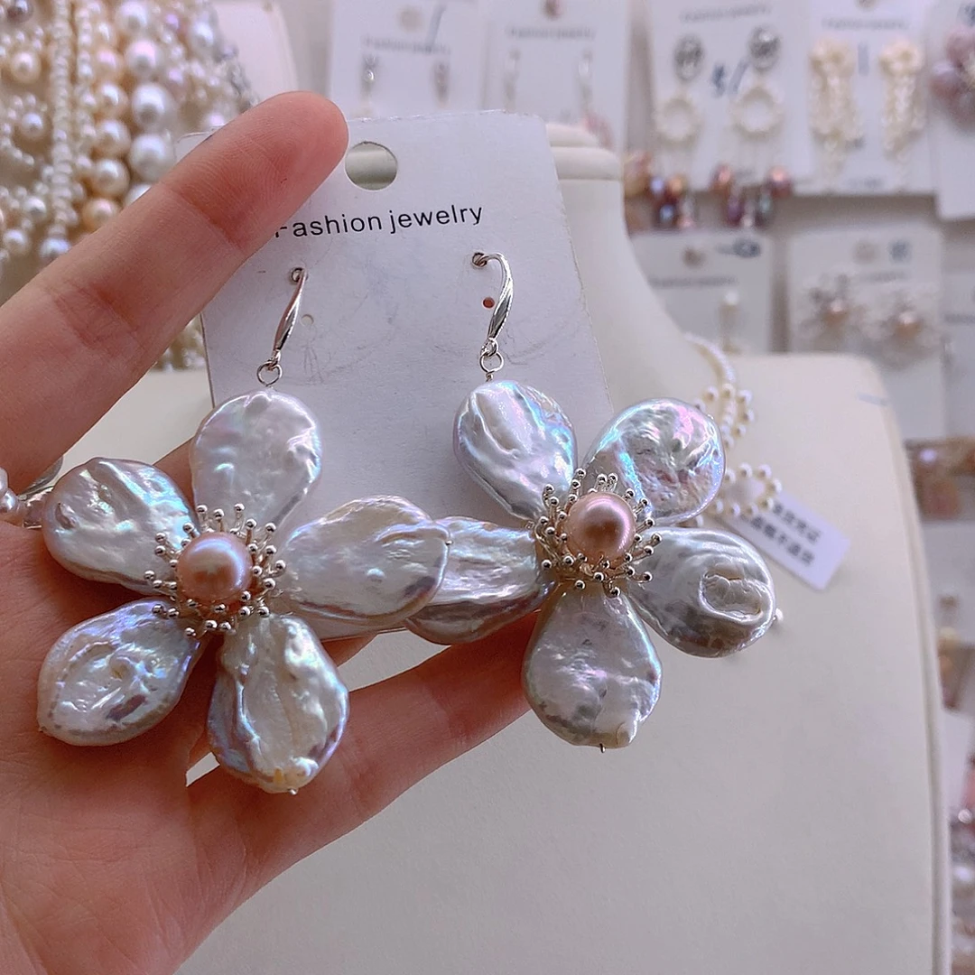 哈***堡戒指随机淡水珍珠未镶嵌