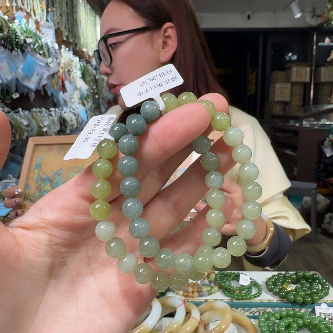 和田玉未镶嵌手链拍一发一多样性发货