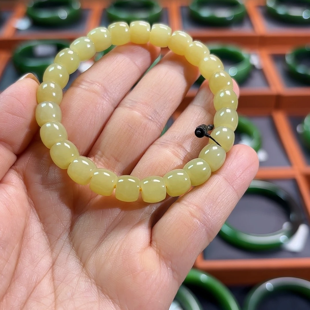 和田玉未镶嵌手链