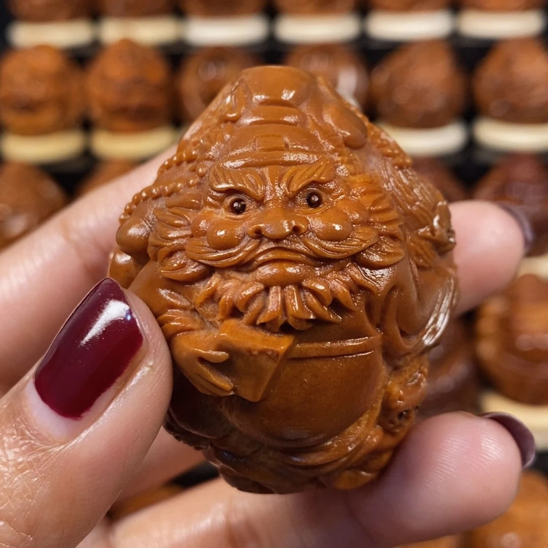 橄榄核吊坠风**沐42钟馗00666