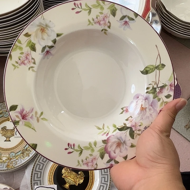 *****新骨瓷1个草帽8.5寸微瑕